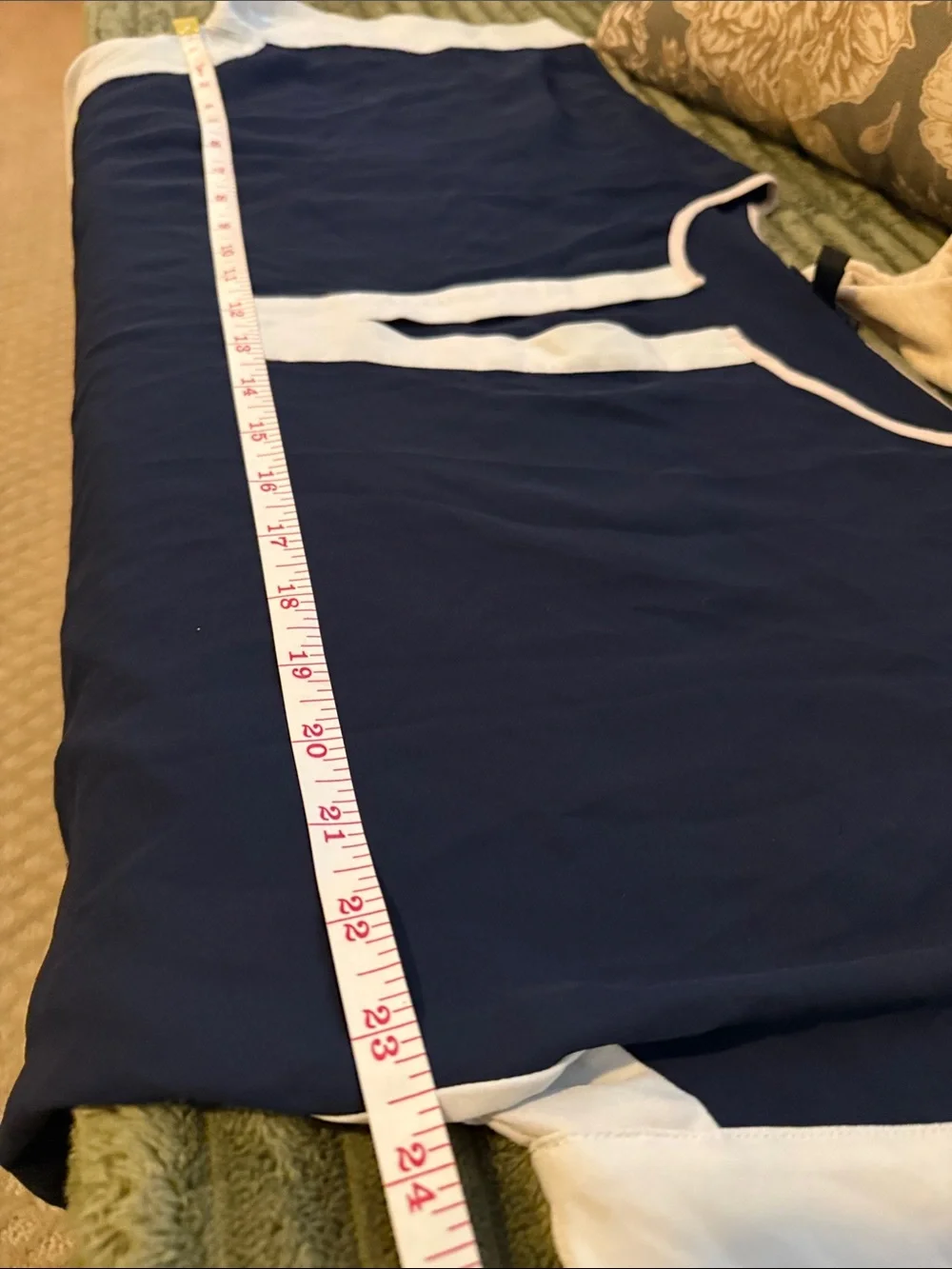 J Crew Navy Blue Tunic Shirt Dress - M